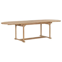 Festnight Tavolo da Giardino Allungabile, Tavolo da Esterno in Legno Teak Ovale (180-280) x100x75cm
