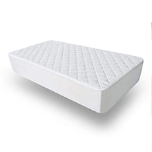 IMFAA Coprimaterasso trapuntato di protezione, extra profondo, non rumoroso, antibatterico, 50% cotone 50% poliestere Poliestere 100% poliestere Cotone, Single-40Cm Deep