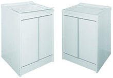 FRASCHETTI Mobile Lavatoio Lavello in Resina e Pvc con Piano Lavaggio Richiudibile 60X50X84h cm