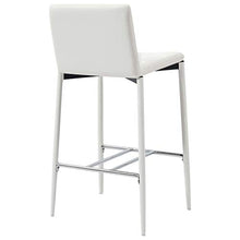 Tidyard Set 3 pz da Bar, Set Tavolino Bar, Set Bar per la Casa, Set di Mobili da Balcone, Set di Mobili per Cucina, Set Tavolo Quadrato e 2 Sedie da Bar Alti in Similpelle Bianco
