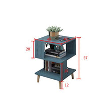 Comodino Nordico, Moderno Minimalista Camera da Letto economia ripostiglio tavolino Armadio Peso 200 kg-57x40x40 cm FANJIANI