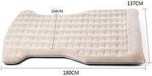 HongLianRiven Lettino da Viaggio Letto Gonfiabile Multifunzionale della Base di Corsa SUV Special Car Gonfiabile Bed affollamento + PVC Fuoristrada Materasso Gonfiabile Beige 5-21