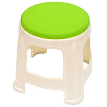 AOWU Sgabello per DocciaSgabello Rotondo Sgabello Piccolo Sgabello da Bagno Creativo in Plastica Multiuso Portatile AntiscivoloSedia Doccia (Size:26X30cm; Color:Green)