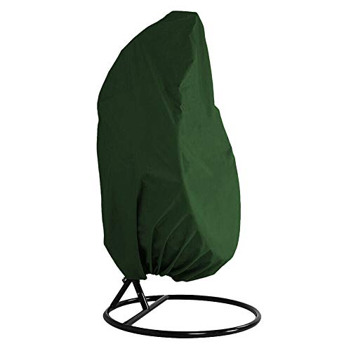 TIEMORE Fodera per Sedia sospesa da Giardino, Protezione UV per Sedia Impermeabile, Copertura Antipolvere per Sedia a Dondolo, Copertura per Sedia a Uovo da Appendere Allaperto, Coprisedile Outdoor