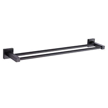 VLERHH Portasciugamani, Portasalviette Nero, Porta Asciugamani da Bagno (40 Cm, 50 Cm, 60 Cm),40cm