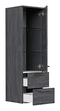 Set di mobili da bagno OPTIMO 80cm (5 pezzi) grigio grafite