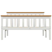 SKM Giroletto con 2 Cassetti Bianco in Massello di Pino 120x200 cm (31.85kg) Bianco-0434