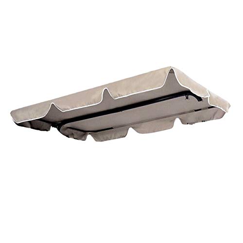 XBXB Copertura per Dondolo da Giardino 2/3 Posti, UV Impermeabile Parasole di Blocco Tessuto Facile da Pulire, per La Parte Superiore della Copertura Dell'amaca Giardino Esterno (Color : 142x120CM)