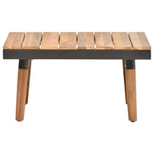 SKM Set Divani da Giardino 4 pz con Cuscini in Massello di Acacia (48.8kg)