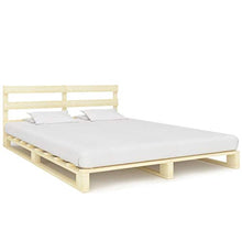SKM Giroletto in Pallet di Legno Massello di Pino 180x200 cm (43.9kg)