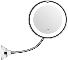 Specchio Specchi per Il Trucco LED Trucco retroilluminato retroilluminato 10x Lampato ad ingrandimento LED LED Vanity Beauty 360 Gradi Girevole