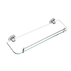 NHLBD Mensola da Bagno, mensola portaoggetti - Bagno Mensola Bagno Doccia Camera a Parete mensola di Vetro in Acciaio Inox Multifunzione della Decorazione della casa di partizione Bagno
