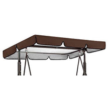 SXMY Dondolo di Ricambio da Giardino, Parasole da Giardino a Soffitto Battente Cortile Copertura per tTettuccio Altalena da Esterno per Giardino Esterno Altalena,004,190 * 132 * 15cm