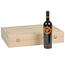 Stefanelli Cassetta Classica in legno di pino, può contenere fino a 6 bottiglie cm 52x34x9 (art 316)