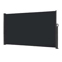 Aufun Tenda da Sole Laterale Retrattile 180x300 cm, Paravento Avvolgibile Esterno, Anti UV Antivento Protezione Privacy Frangivista per Balcone, Giardino, Terrazzo, Antracite
