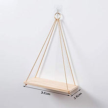 &ripiano di stoccaggio A parete rack, Vaso da fiori bagagli Rack consiglio sospeso di legno decorazioni multifunzione domestica Scaffale Scaffale di finitura (Size : 35cm*14cm)