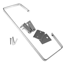 Scaffale rettangolare in vetro, 35 x 12 cm, per bagno, doccia, in vetro