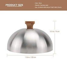UPKOCH In Acciaio Inox di Cottura A Vapore Pentola Coperchio Coperchio Anti Schizzi di Olio Bistecca Heese di Fusione Cupola Bistecca Copertura per Kicthen Piastra Feste di Cottura 20