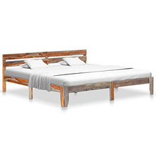 SKM Giroletto in Legno Massello di Sheesham 200x200 cm (26.85kg) Grigio-8414