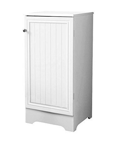 Premier Housewares 2400940 Mobiletto da Pavimento, in Legno, 81x40x34 cm, Bianco