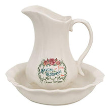 Biscottini Set Toilette in Porcellana per Lavabo Bagno Antico Bianco
