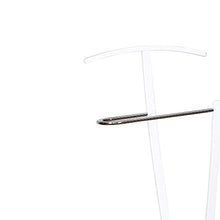 Cribel Home Servetto, Legno Multistrato, Bianco/Rovere/Metallo Cromato, 45x30x145 cm
