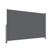 sogesfurniture Tende da Veranda,Tende da Sole per Esterno,Tende da Sole paravento Laterale frangivento Estensibile,300x120cm,Grey BHEU-MH038-312G