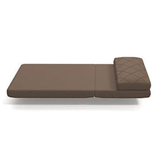 ZIEO Mat Pieghevole Multifunzione Materasso Pieghevole Tappetino Pieghevole Giudizi Sedia salvaspazio futon Traspirante Pieghevole futon Giapponese (Color : Brown, Size : 190x70x5cm)