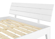 Erst-Holz Solido Elegante Letto Matrimoniale bianco140x200 in Pino con doghe rigide 60.54-14W