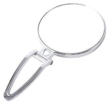 Skysep Specchio su Due Lati,Ingrandimento 1X/2X,Specchio Pieghevole per Il Trucco con Supporto Portatile,Palmare Specchio-Specchio per Il Trucco da Tavolo/Specchio da Viaggio