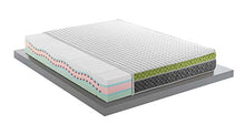 MENTOR - Materasso Memory Med H1 Piazza E Mezzo 120x195 Creation Med 4D H26 Evo DISP. Medico DETRAIBILE 7 cm di Memory, Onda ad 11 Zone di portanza differenziata, sfoderabile e Lavabile.