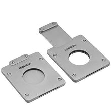 AUEDC Cigar Cutter, Portatile Tasca dell'Acciaio Inossidabile ghigliottina Cutter Tasca dell'Acciaio Inossidabile Strumento di Sigaro con Scatola Regalo Invia Tuo Padre E Fidanzato Il Migliore Regalo