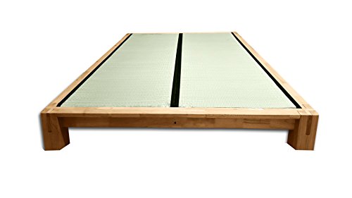 Futon On Line Letto Tokio Tatami, Naturale, 200x180x20 cm