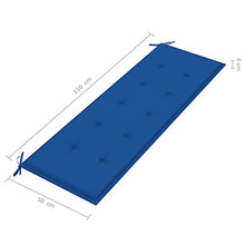 vidaXL Panca da Giardino con Cuscino 157 cm in Massello di Acacia