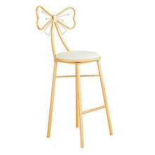 CMX-Barhocker Sgabelli da Bar Alti da Pub con schienali, sedie da Bar Senza Braccia in Pelle PU, sedie da Pranzo Alte da Cucina Moderna con Gambe in Metallo, Bianco