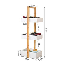 LYM &ripiano di stoccaggio Scaffalature multifunzionali per la casa Bagno Scaffale per Il Bagno Casa Cucina Soggiorno Camera da Letto Piano Stand Scaffale di Finitura (Color : 3 Layer)