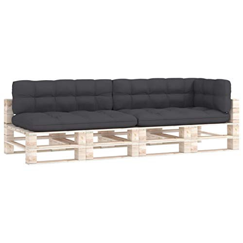Tidyard Set 5 pz Cuscini per Divano Pallet a 4 Posti Imbottiti da Giardino Esterno,Cuscino Imbottito per Divani da Giardino Esterno,Cuscini per Mobili da Giardino,Cuscini Divano,Cuscini Pallet