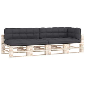 Tidyard Set 5 pz Cuscini per Divano Pallet a 4 Posti Imbottiti da Giardino Esterno,Cuscino Imbottito per Divani da Giardino Esterno,Cuscini per Mobili da Giardino,Cuscini Divano,Cuscini Pallet