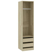 Tidyard Armadio con Cassetti Rovere Sonoma 50x50x200 cm in Truciolato
