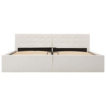 SKM Giroletto con Contenitore Idraulico Bianco Similpelle 180x200cm (46.4kg)