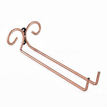 KUMOPYU Porta Ventose Appeso Cremagliera in Acciaio Inox Appeso A Parete Bicchiere da Vino Calice Scaffale Accessori per Utensili-Doppia Fila_ Porta Vino Arredamento Casa Porta Bottiglie