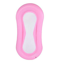 Gototop - Sedia a sdraio gonfiabile, alla moda, per piscina, letto ad aria compressa, pieghevole, per piscine e B, carico massimo 100 kg, colore: rosa