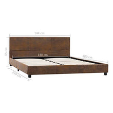 SKM Giroletto Marrone in Similpelle Scamosciata 140x200 cm (25kg)