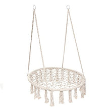 LFLDZ Hammock Chair Kids Hammock Swing, Children Swing Seat Garden Sedia appesa Sedia a Mano in Tessitura a Mano Sedia Altalena, per all'aperto all'Interno