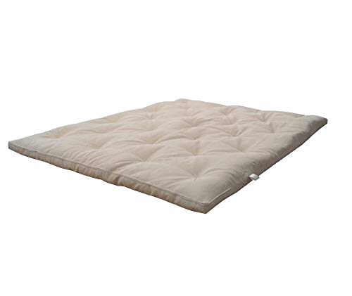 Vivere Zen - Futon Adaki 6 cm (2 Strati Cotone Naturale) - Misura 90x200 cm