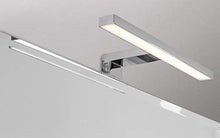 Mobile da bagno con lavabo - Componibile bagno 2 cassetti con maniglia a gola, lavabo e specchio con luce a Led cm. 80 x 46 x 51h. (STMB)