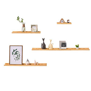 LYM &ripiano di stoccaggio Scaffale di Parete divisoria in Legno massello, Soggiorno TV Sfondo Decorazione della Parete Scaffali a Parete Libreria Scaffale di Finitura