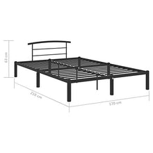 SKM Giroletto Nero in Metallo 160x200 cm (19.1kg)