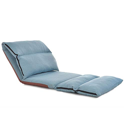 Laishutin Divano Divano Letto allungabile Divano Letto Pieghevole Regolabile Letto Divano Letto futon Sedia per Soggiorno e Ufficio (Color : Blue, Size : 226 * 68 * 9cm)