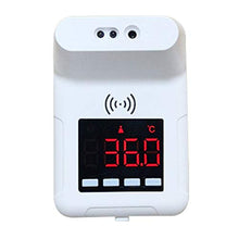Hemoton Fissato Al Muro Della Fronte Termometro Senza Contatto Digitale Indicatore di Temperatura con Display Digitale LCD E Allarme Febbre Del Corpo per La Scuola E in Ufficio Senza